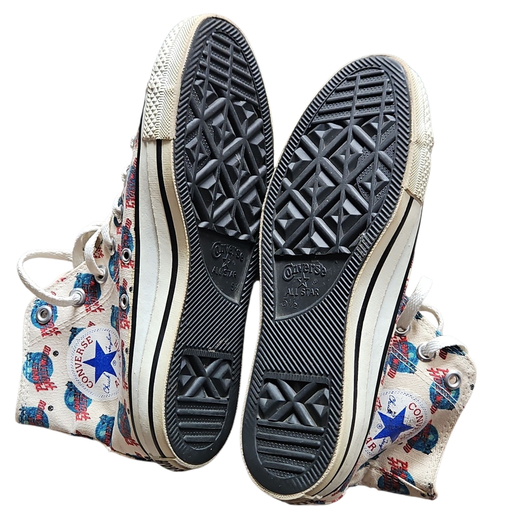 Converse Chuck Taylor Vintage Planet Hollywood Sneakers. High Top Mens 5.5 - Picture 4 of 8